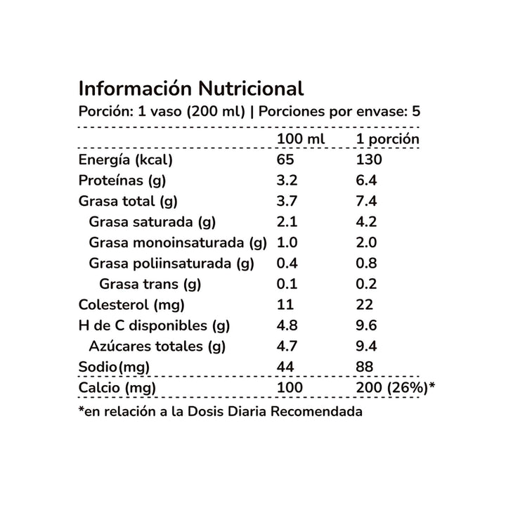 Leche Fresca Entera 1 litro
