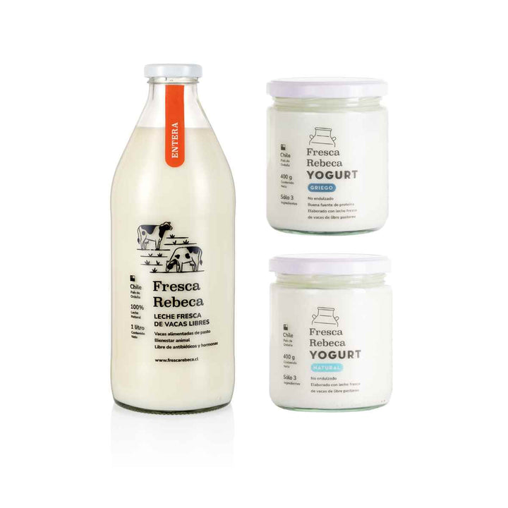 Pack leche + Yogurt Natural + Griego